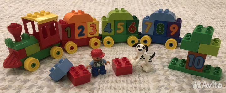 Lego Duplo 10558 поезд Считай и играй, 31 деталь
