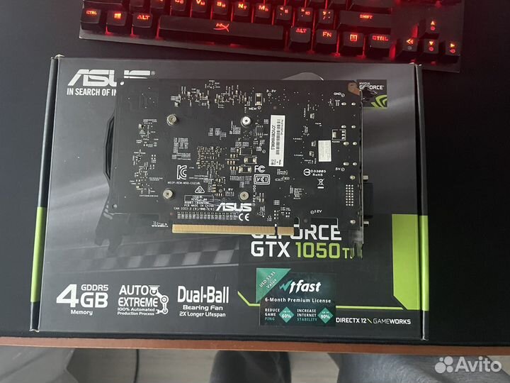 Видеокарта gtx 1050 ti 4gb