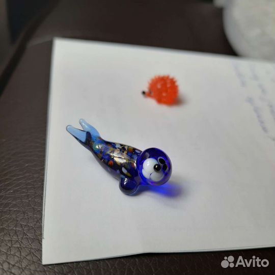 Стеклянные фигурки животных