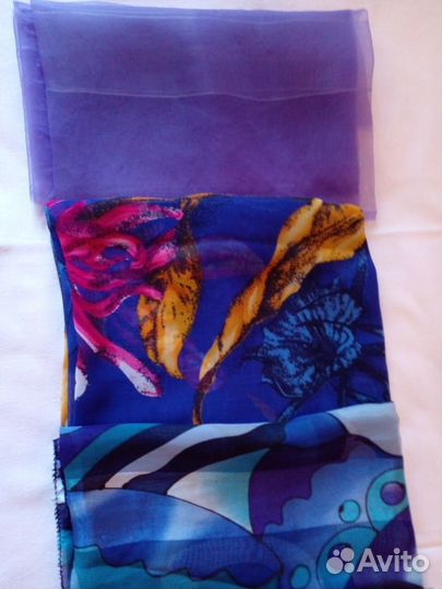Шарфики палантин платок шифон СССР