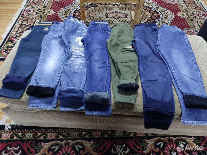 Джинсы утепленные для мальчиков