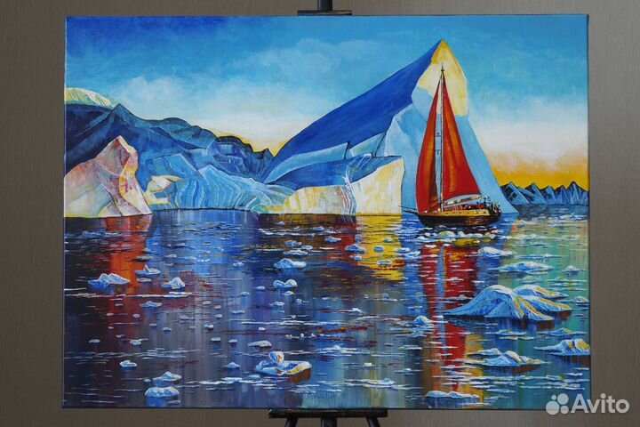 Картина акрил 80х60 