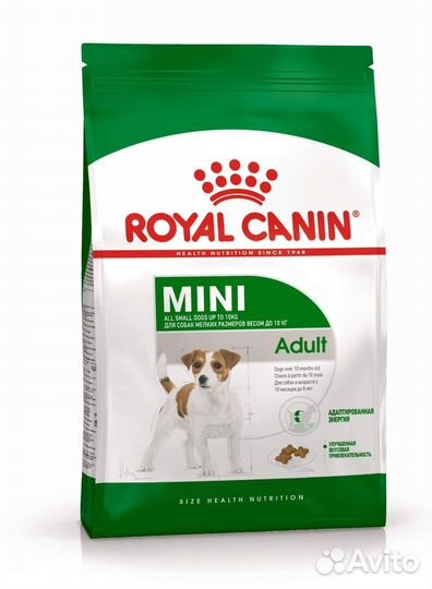 Корм для собак royal canin mini adult Роял Канин