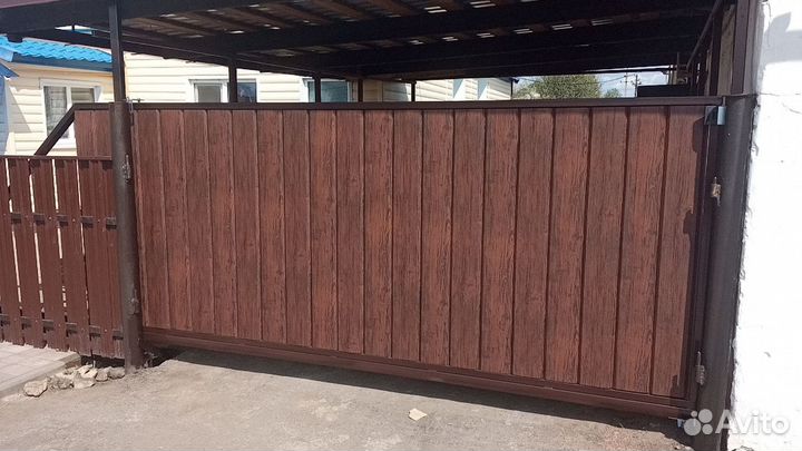 Откатные ворота с установкой монтаж 24-72 часа