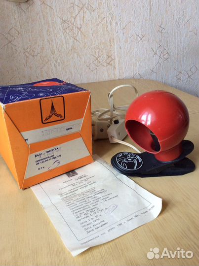 Мини светильник - ночник прищепка, СССР, новый