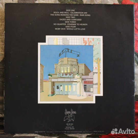 Led Zeppelin The Song Remains 2LP + буклет