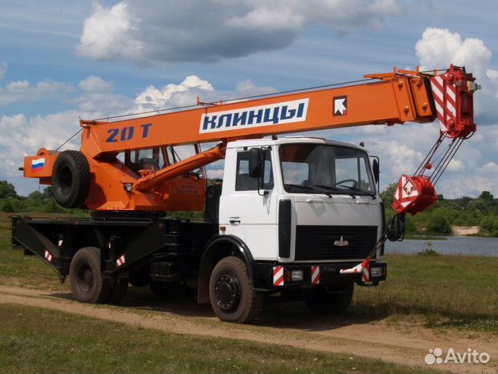 Аренда и услуги автокрана, 20 т, 21 м