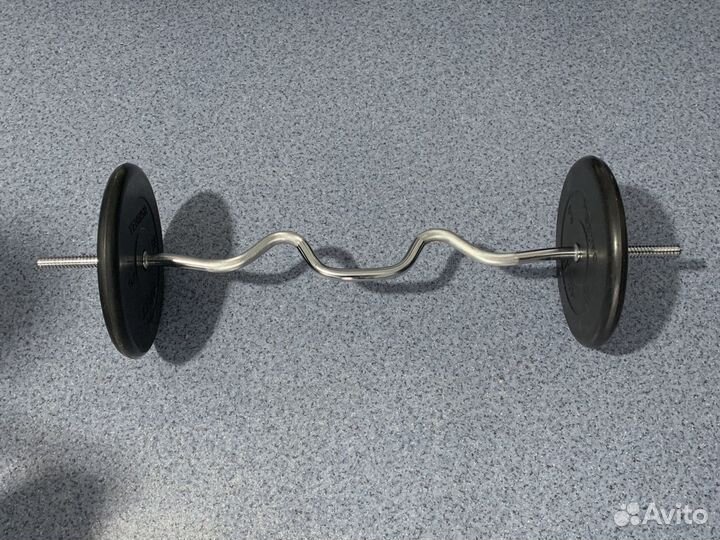 Гриф для штанги W образный