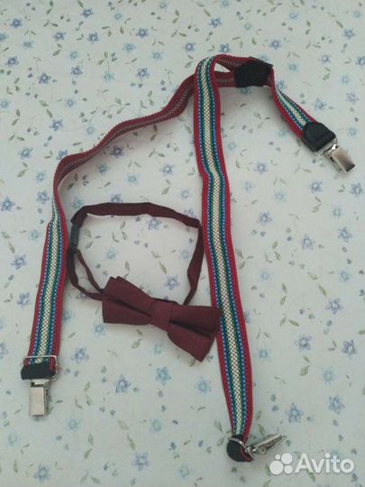 Рубашка,бабочка,подтяжки