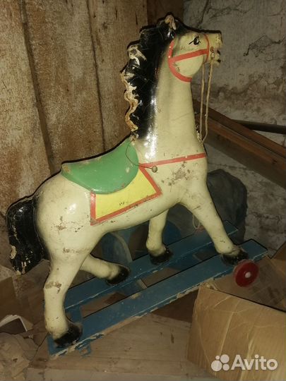 Игрушка лошадка СССР