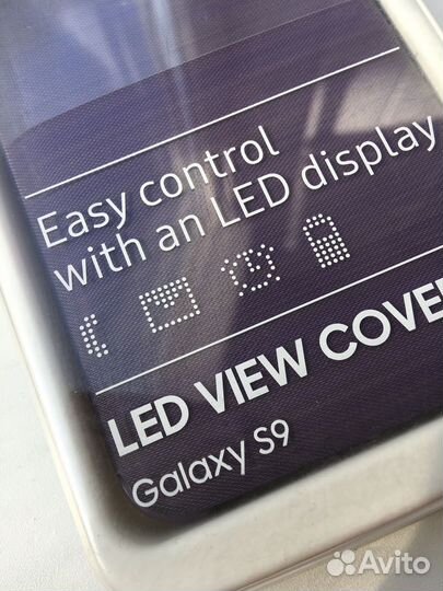 Новый чехол Led View Cover на Samsung Galaxy S9
