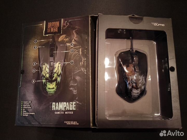 Компьютерная мышь qumo Dragon War Rampage M49
