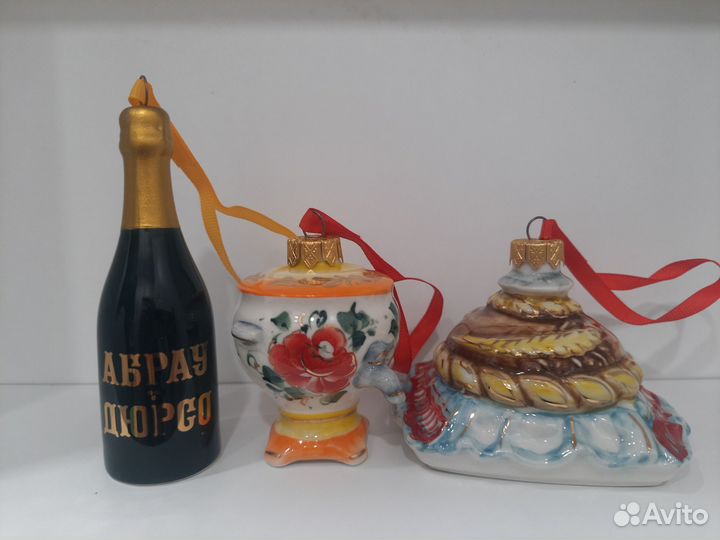 Елочные игрушки Лефортовский фарфор