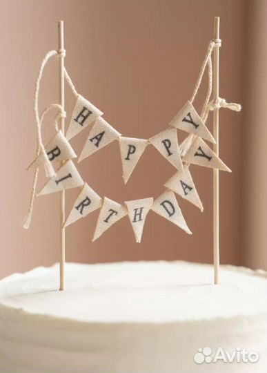 Топпер для торта новый
