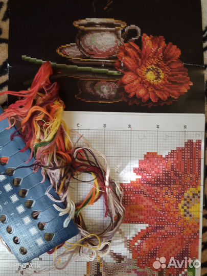 Вышивка крестом наборы остатки