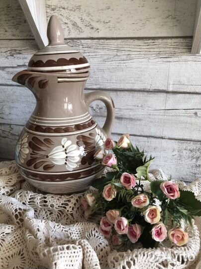 Глиняный кувшин СССР большой