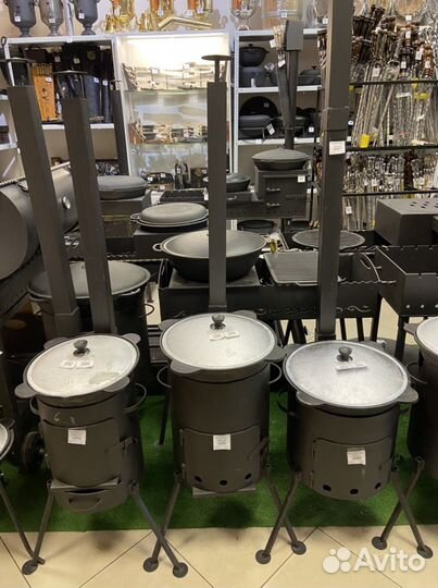 Печь+казан 12 литров «Усиленный»