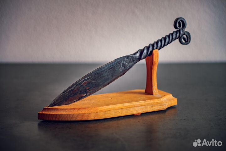 Нож дамасская ковка