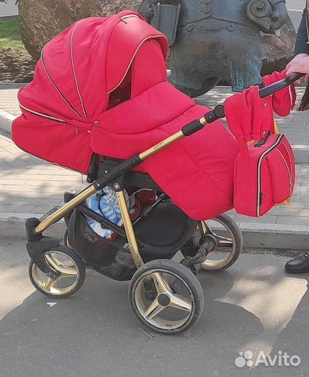 Коляска adamex 3 в 1 бу