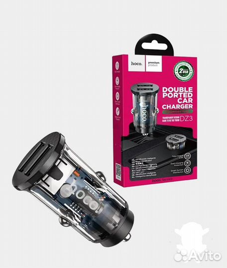 Зарядное в автомобиль Hoco DZ3