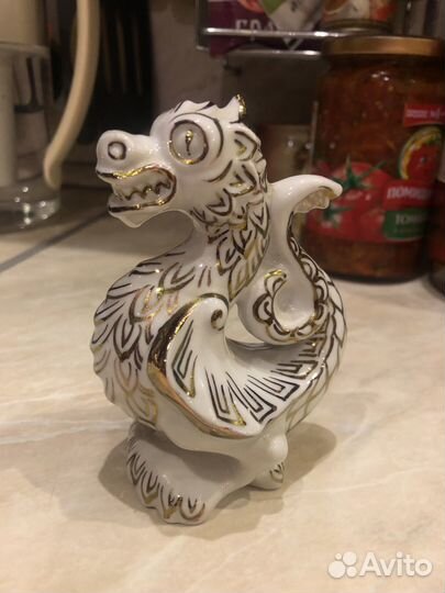 Дракон керамический