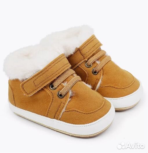 Пинетки для новорожденных теплые