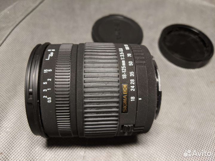 Объектив sigma dc 18-125 f3.5-5.6