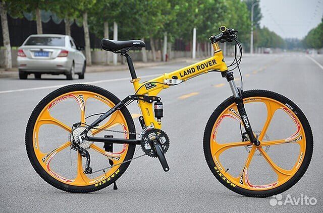 Велосипед на литых дисках. Новый