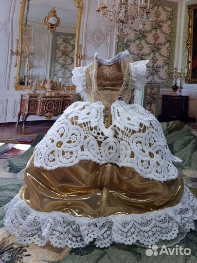 Платье принцессы пышное для куклы Барби