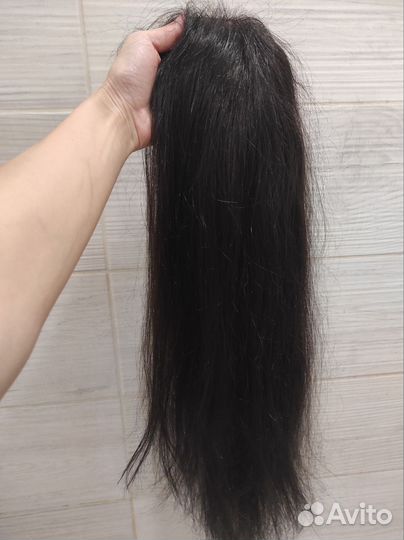 Накладка из натуральных волос, система волос