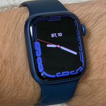 Часы apple watch 7 41 mm синие