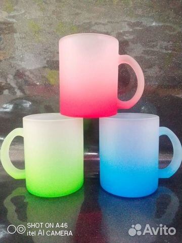 Яркие цветные кружки под печать