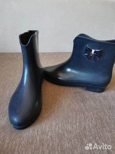 Сапоги резиновые женские, на узкую ногу, 38р