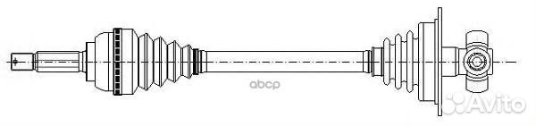 Полуось 170115 Metelli