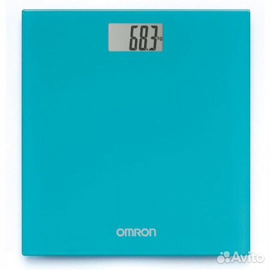 Весы напольные Omron бирюзовые