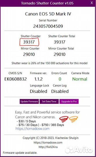 Canon eos 5d mark IV body