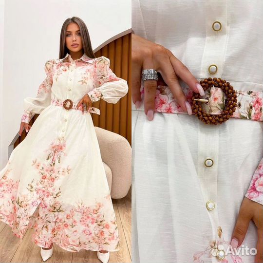 Платье сакура Zimmermann