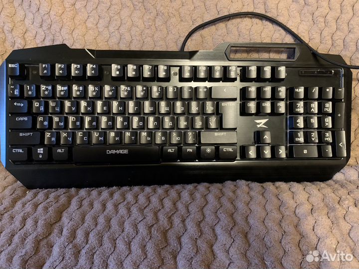 Мембранная игровая клавиатура ZET Gaming Damage