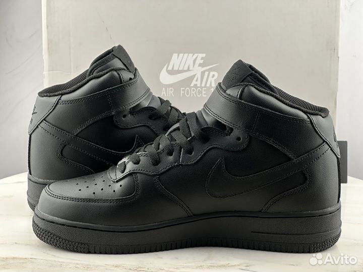 Кроссовки Nike Air Force 1 Mid Black