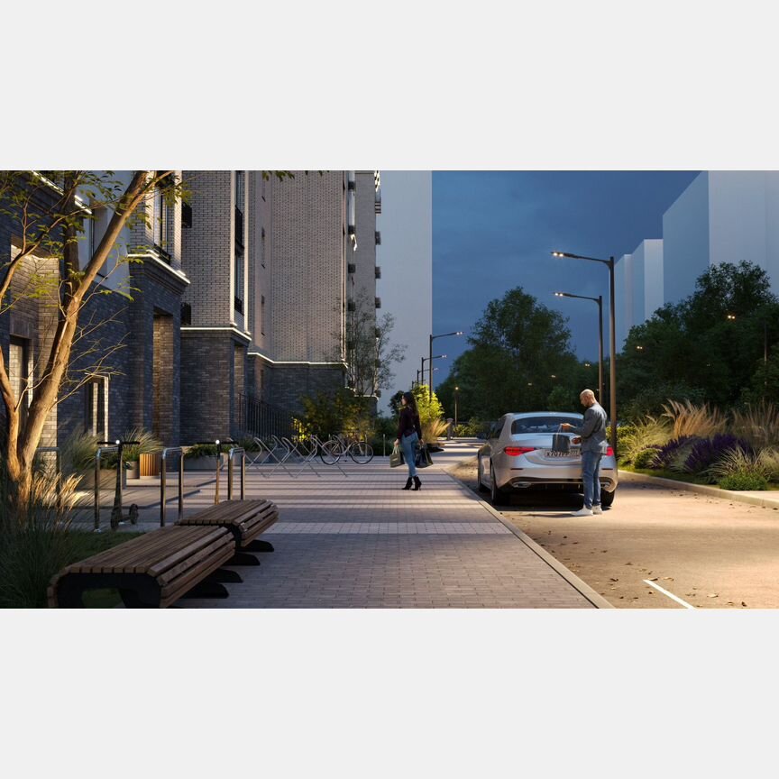 2-к. квартира, 54,9 м², 1/15 эт.