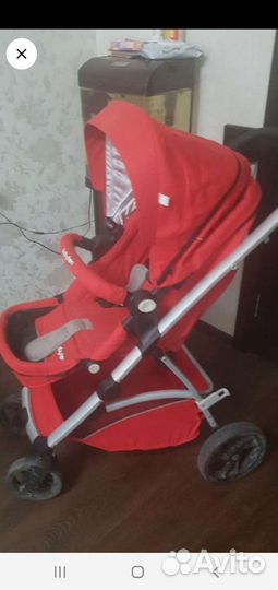 Детская коляска прогулочная с перекидной ручкой