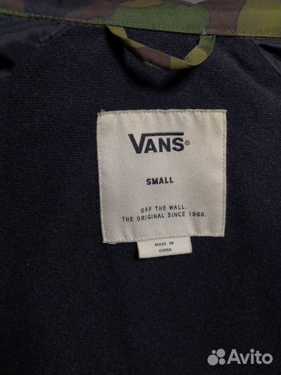 Vans coach jacket camo