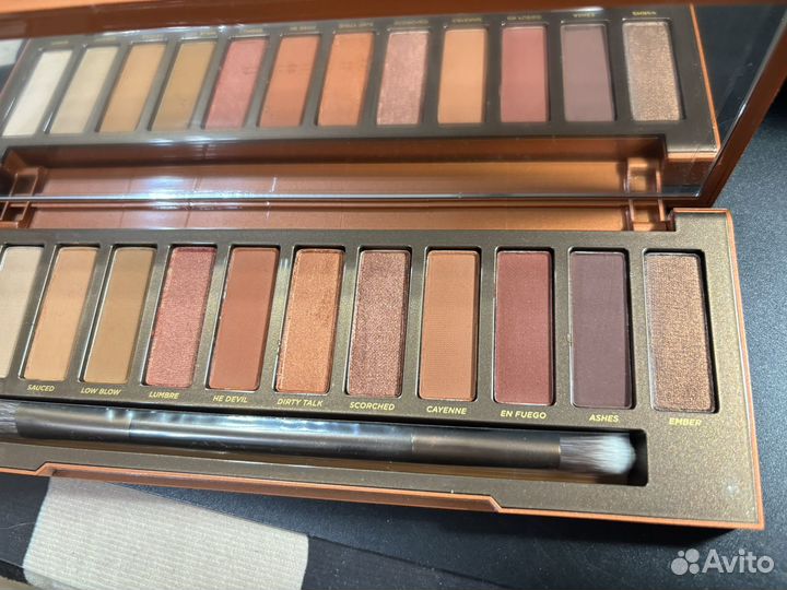 Naked urban decay heat Палитра теней для век