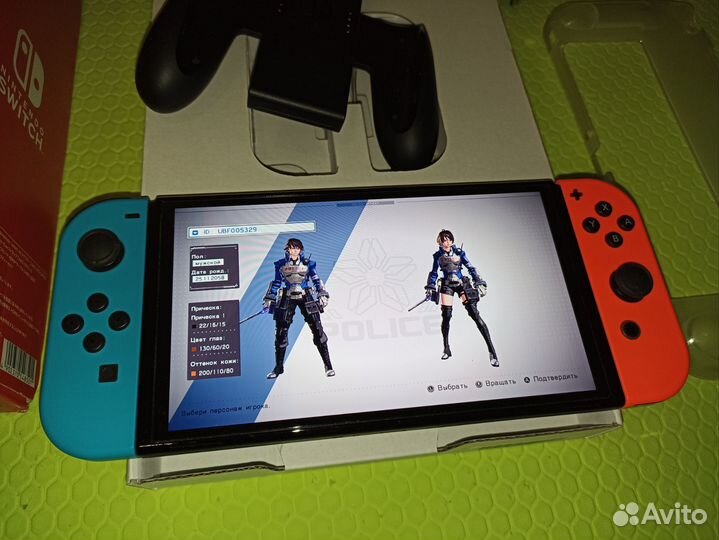 Nintendo switch oled прошит 192 gb