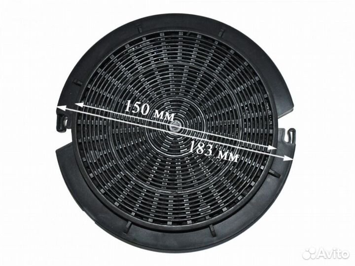 Кассетный угольный фильтр для вытяжки zigmund