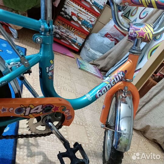 Детский велосипед с родительской ручкой