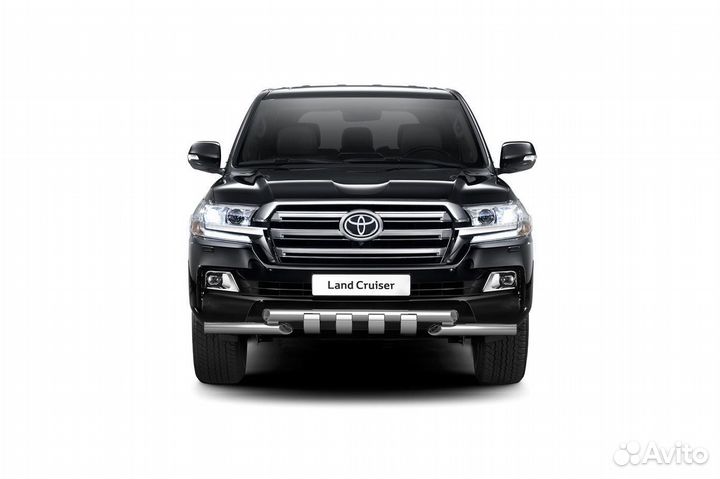 Защита переднего бампера toyota land cruiser 200