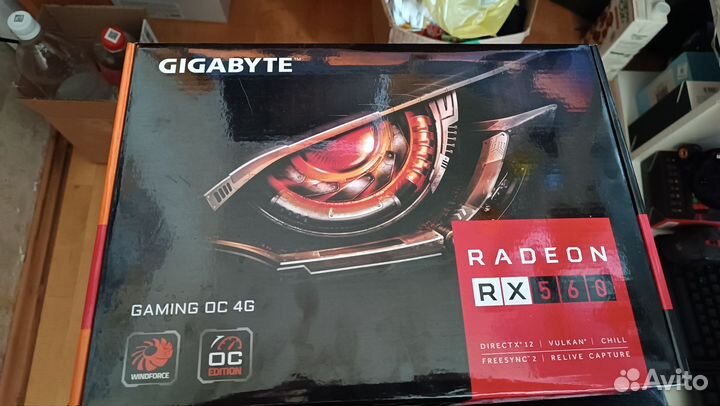 Видеокарта rx560 4gb