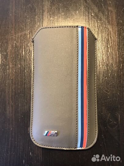 Чехол BMW M на iPhone 5, 5S, SE оригинал кожа