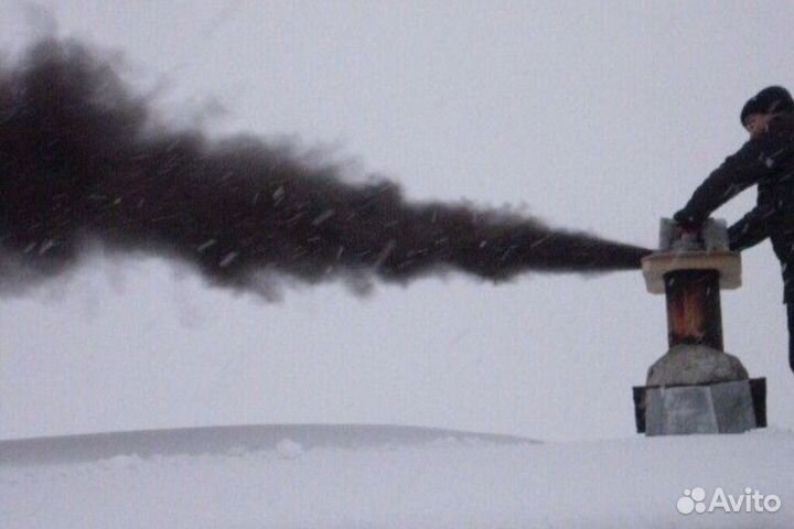 Вакуумная чистка дымоходов